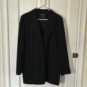 Liz Claiborne Collection, black blazer, size 12.